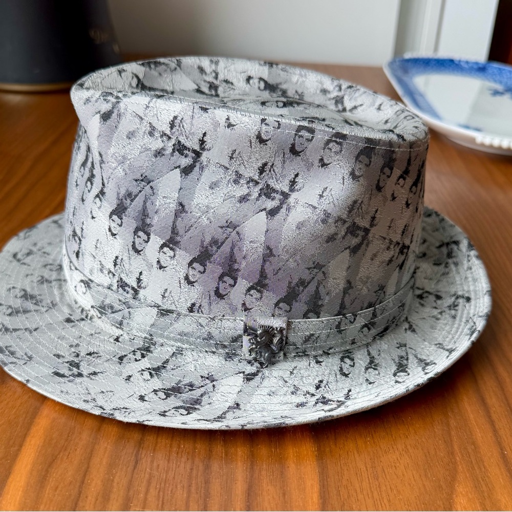 Philip Treacy Gray Artistic Bucket Hat - Picture 3 of 6